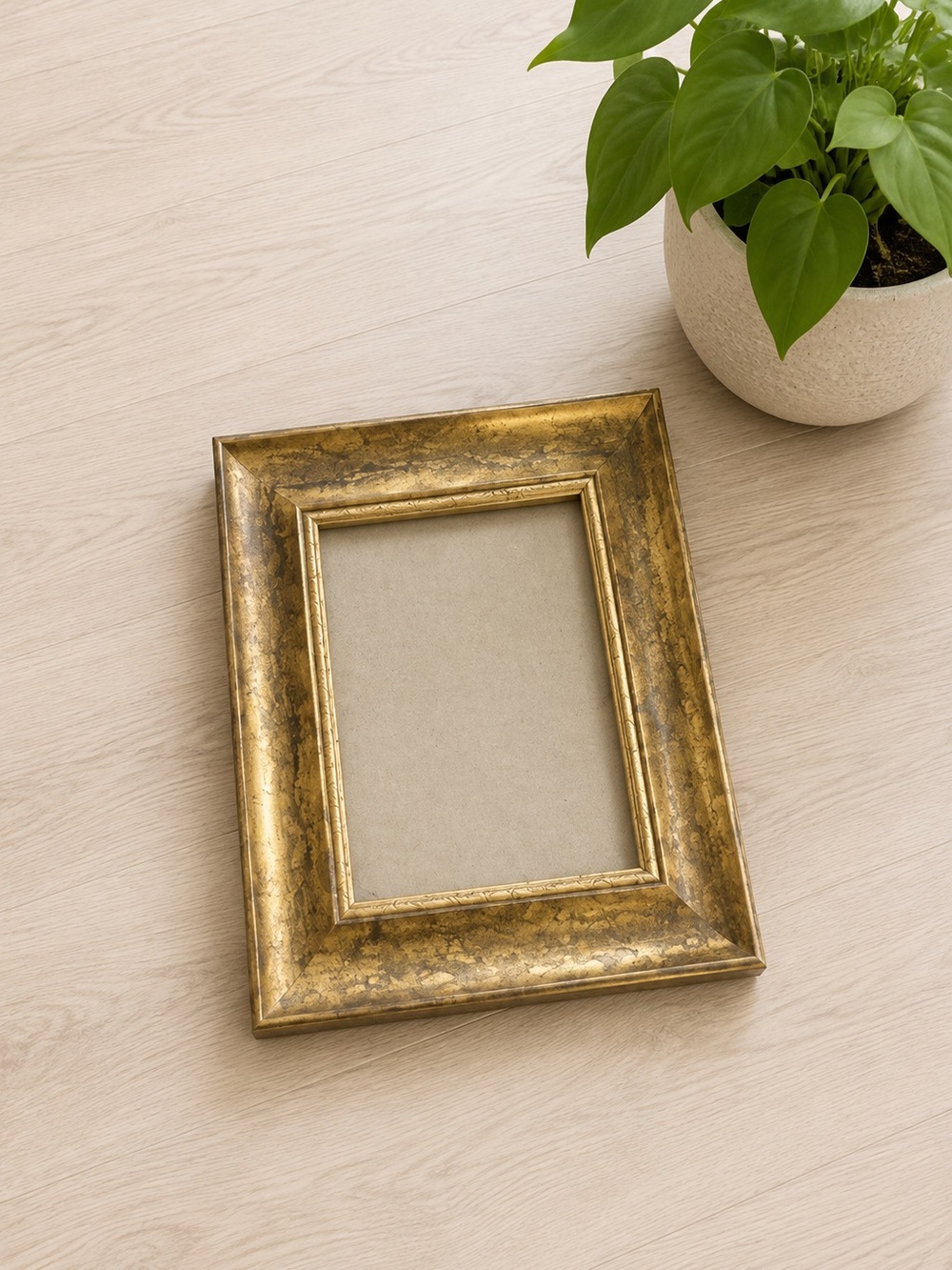 Vintage Gold Gilded Wood Picture Frame 5x7 Ornate Rustic Classic Cottagecore